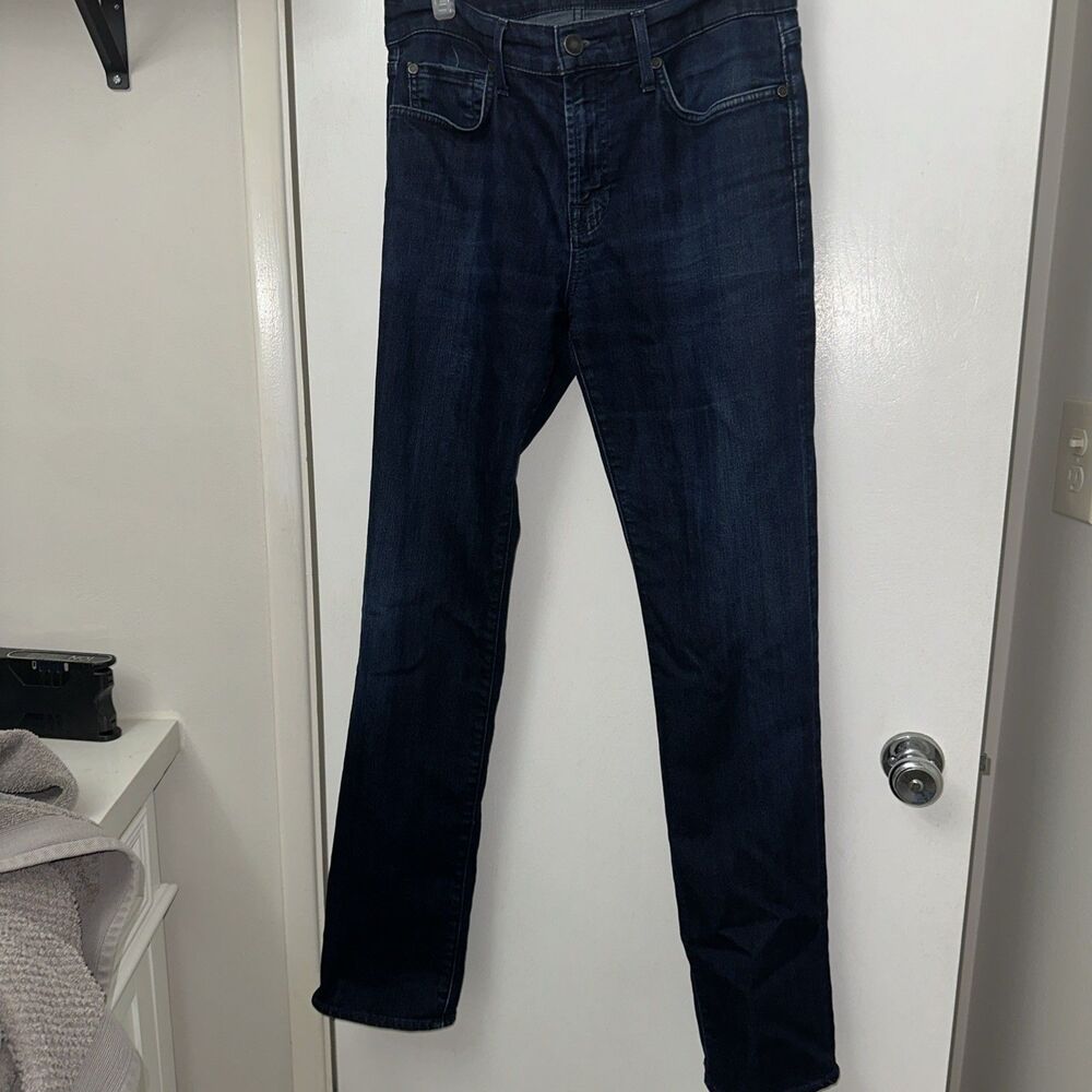 7 For All Mankind Men’s Dark Wash Blue Straight Fit Denim Jeans 31 Regular
